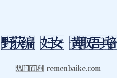 野获编·妇女·黄取吾兵部是什么意思的图片